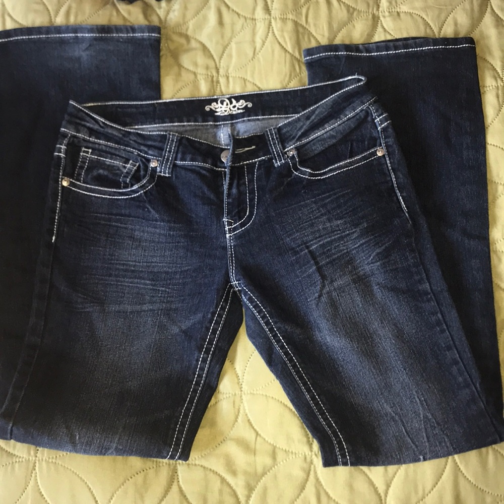 Mens blue denim jean pants